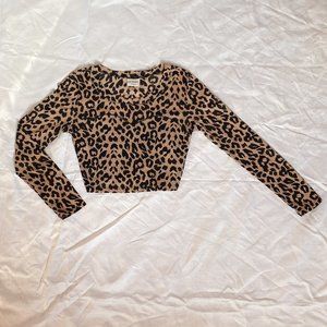 Leopard Crop Top